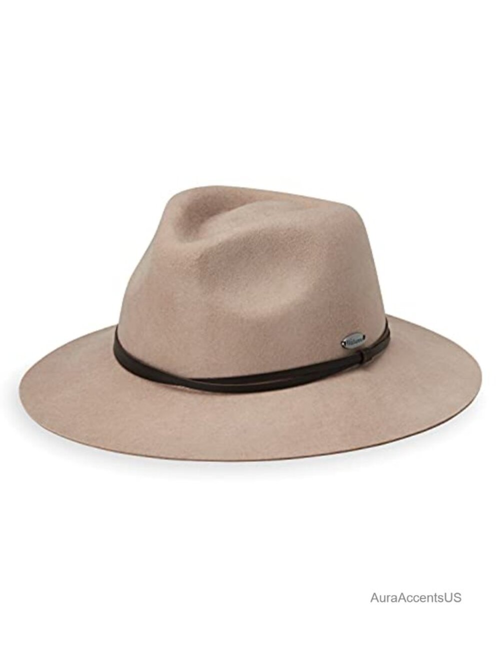 Wool Felt Fedora Hat UPF 50+ Sun Protection Packable Adjustable Medium